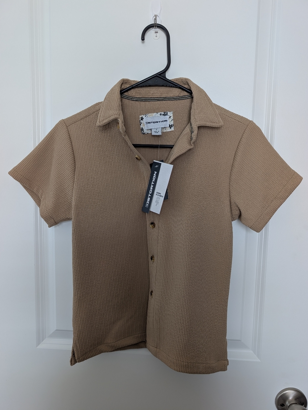 Distortion Button Down Shirt